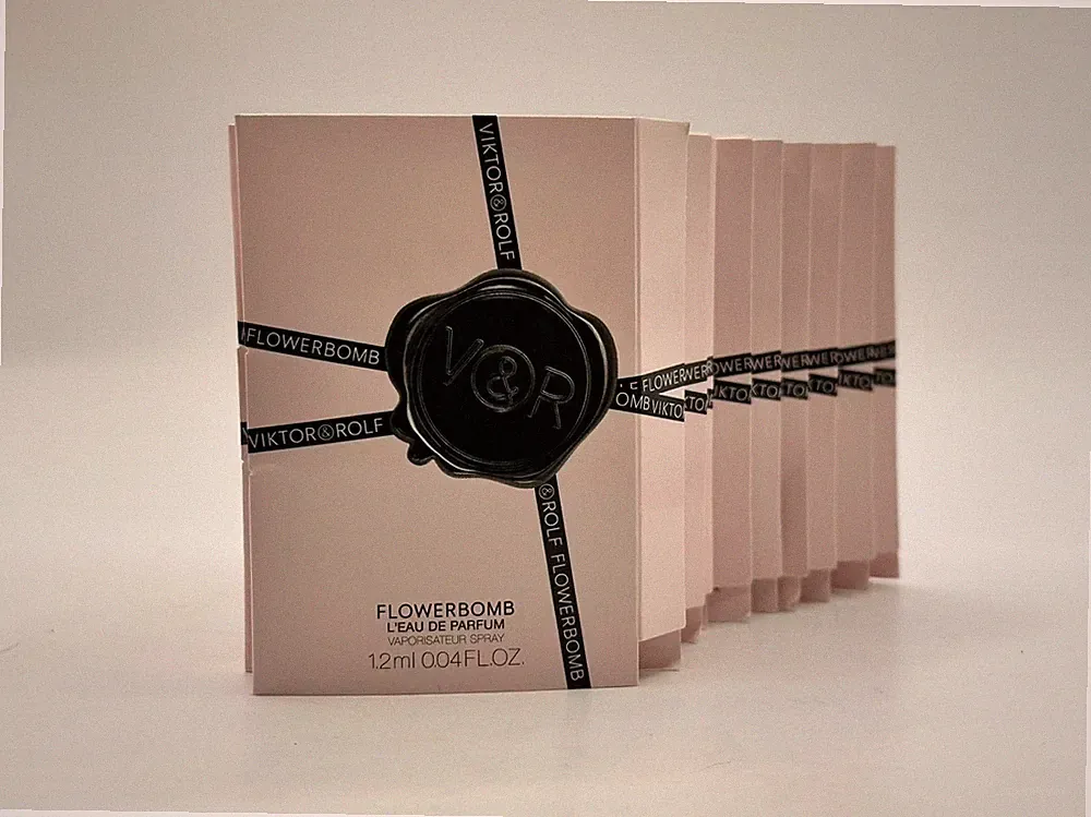LOT OF 10 FLOWERBOMB BY VIKTOR & ROLF PERFUME SAMPLES 1.2ML*10