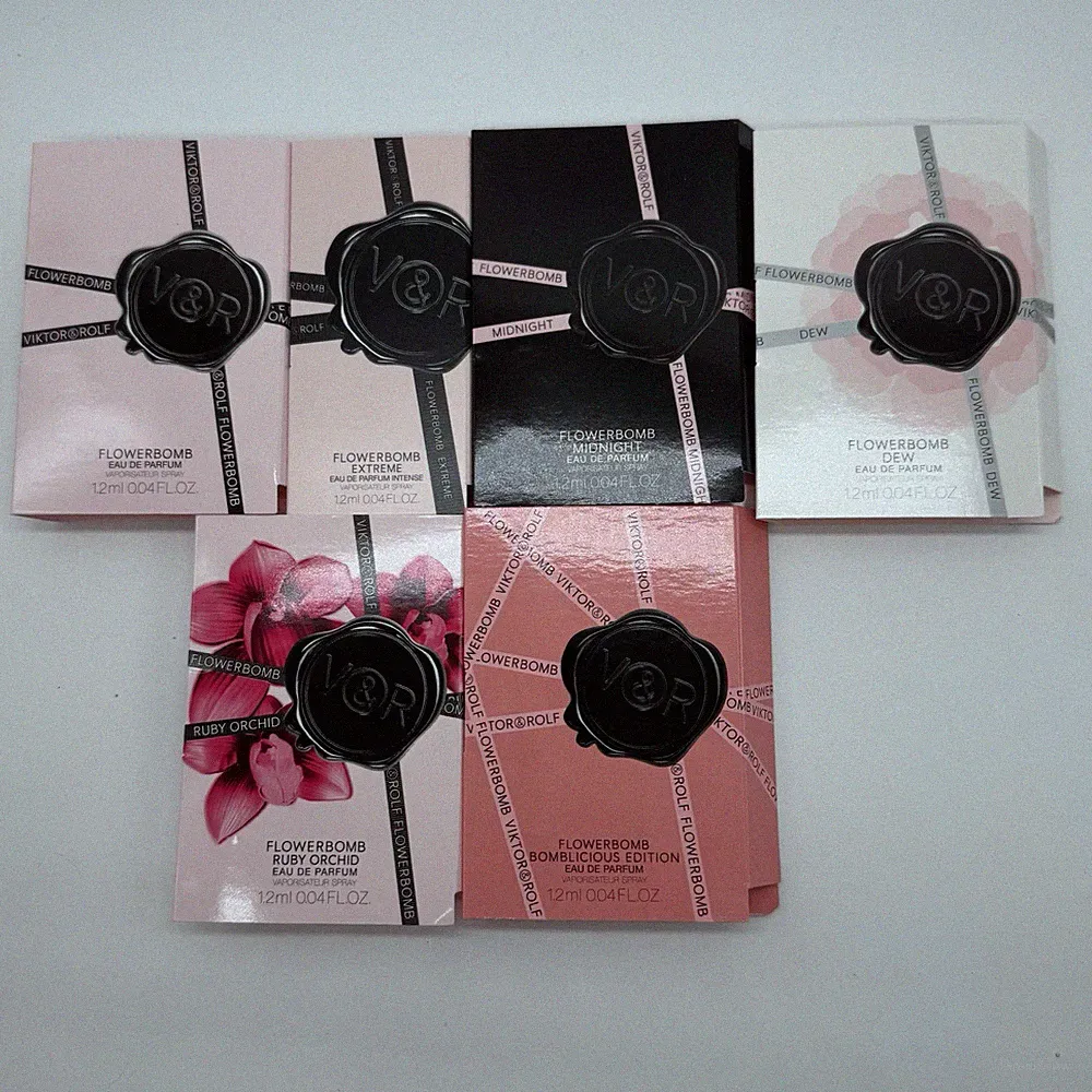 Viktor & Rolf FLOWERBOMB 6PC Perfum Sample Set (See Description)
