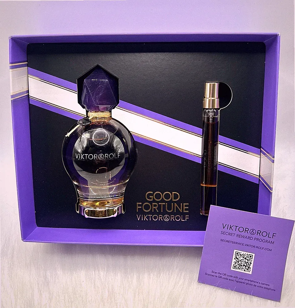 Viktor & Rolf GOOD FORTUNE Gift Set 3.4oz + 10ml BNIB Discontinued Scent $201